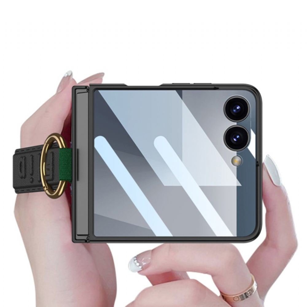 Kryt Samsung Galaxy Z Flip 7 Kryty Na Mobil Poutko Na Zápěstí A Ochranná Fólie Gkk