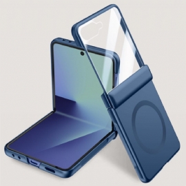 Kryt Samsung Galaxy Z Flip 7 Magnetický S Kovovým Efektem