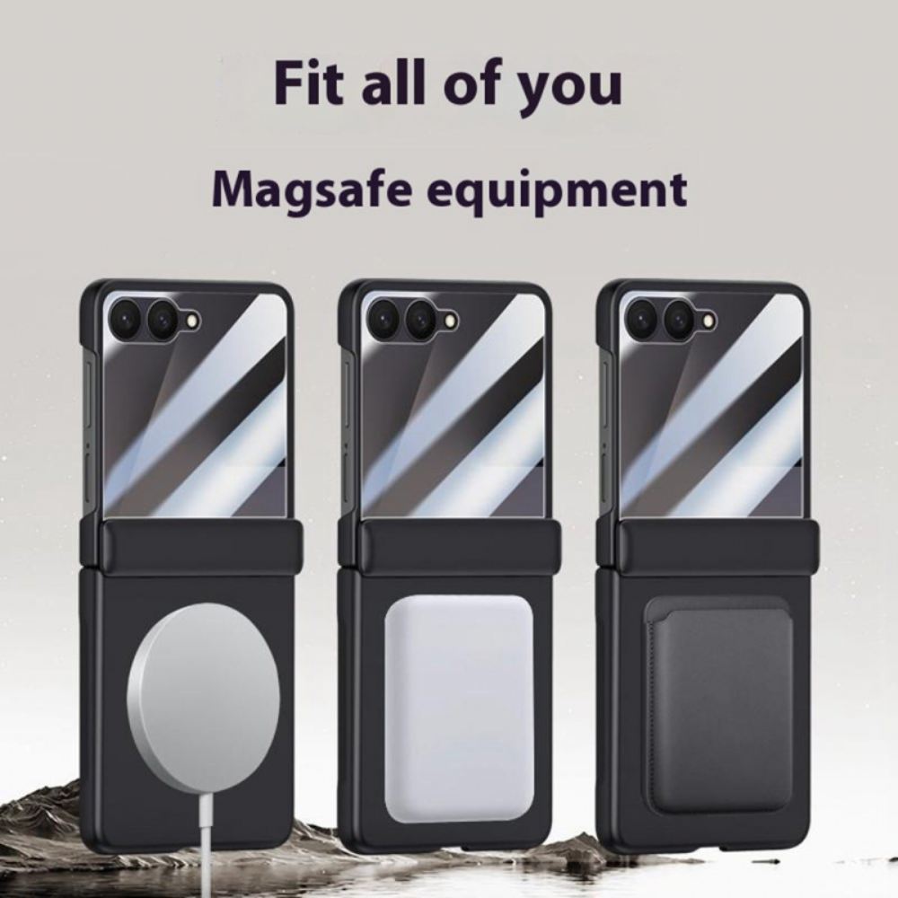 Kryt Samsung Galaxy Z Flip 7 Magnetický S Kovovým Efektem
