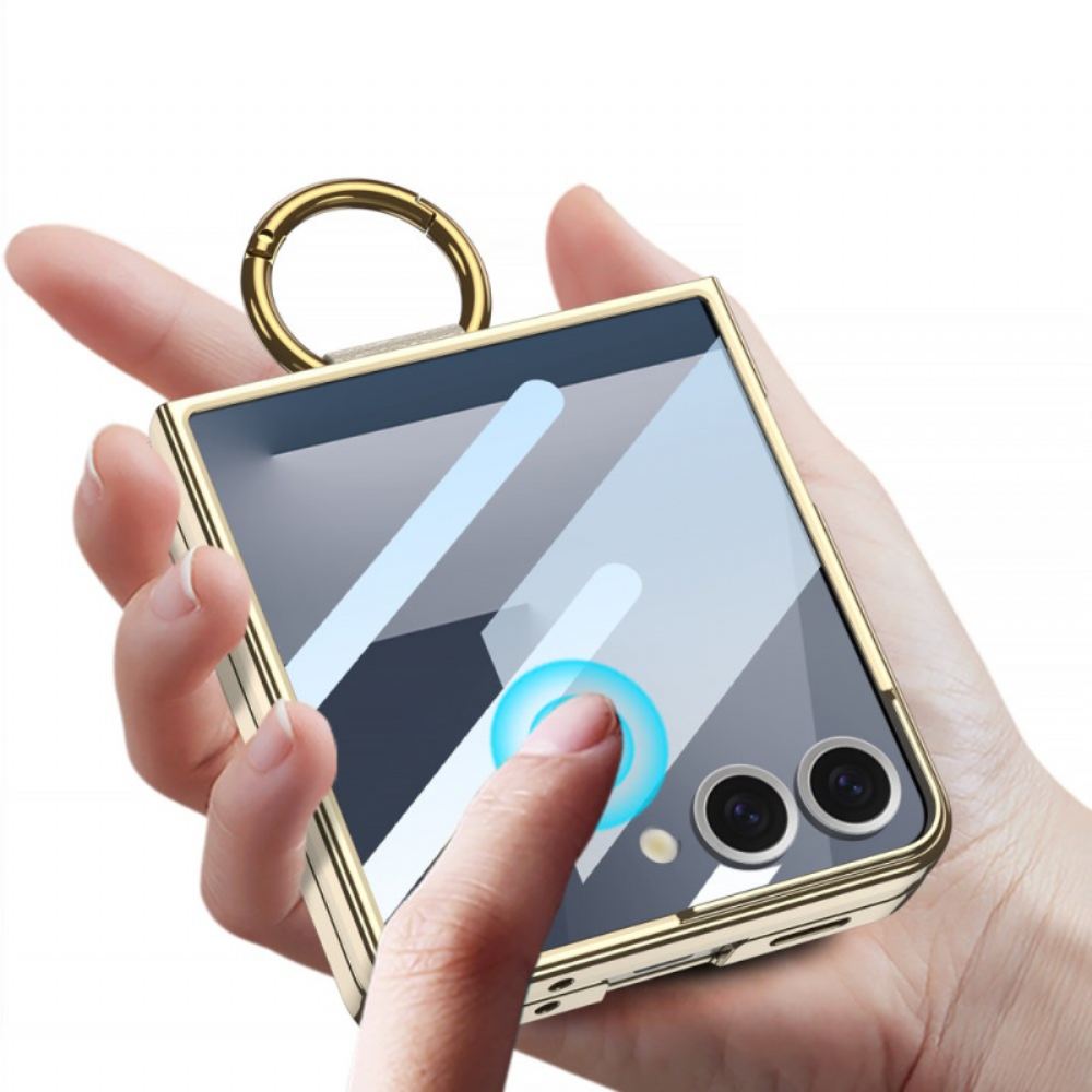 Kryt Samsung Galaxy Z Flip 7 Ochranná Fólie Na Displej A Držák Na Prsteny Gkk