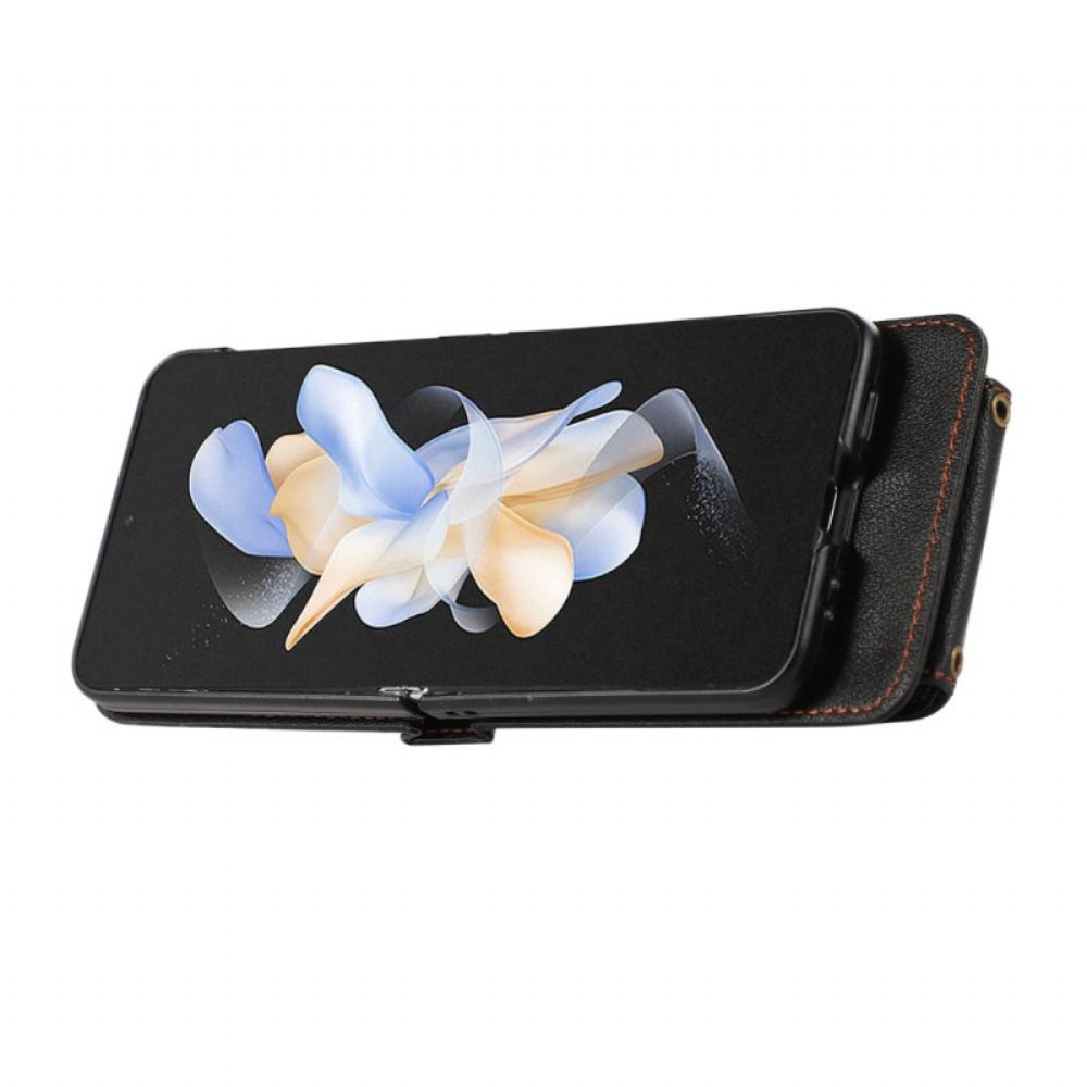 Kryt Samsung Galaxy Z Flip 7 Pouzdro Na Karty A Ramenní Popruh