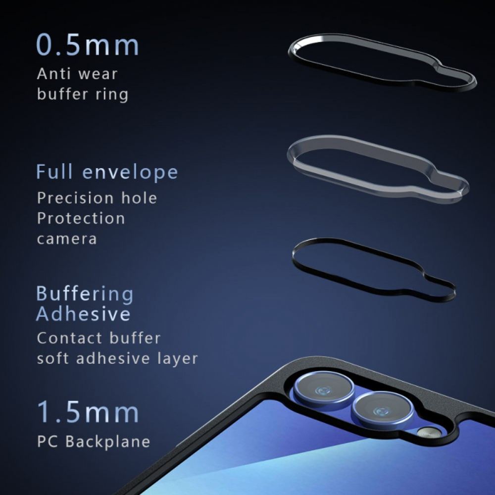 Kryt Samsung Galaxy Z Flip 7 Průhledná Ochrana Proti Nárazům