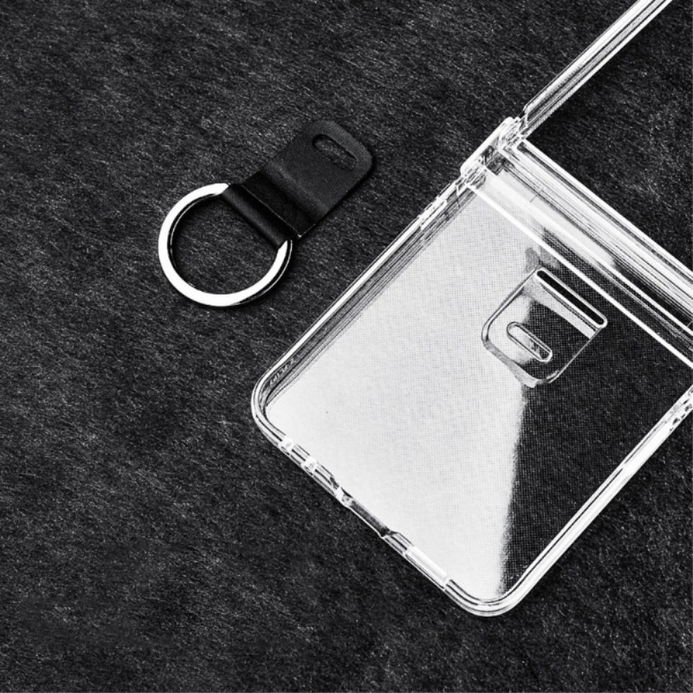 Kryt Samsung Galaxy Z Flip 7 Průhledné S Držákem Na Prsteny