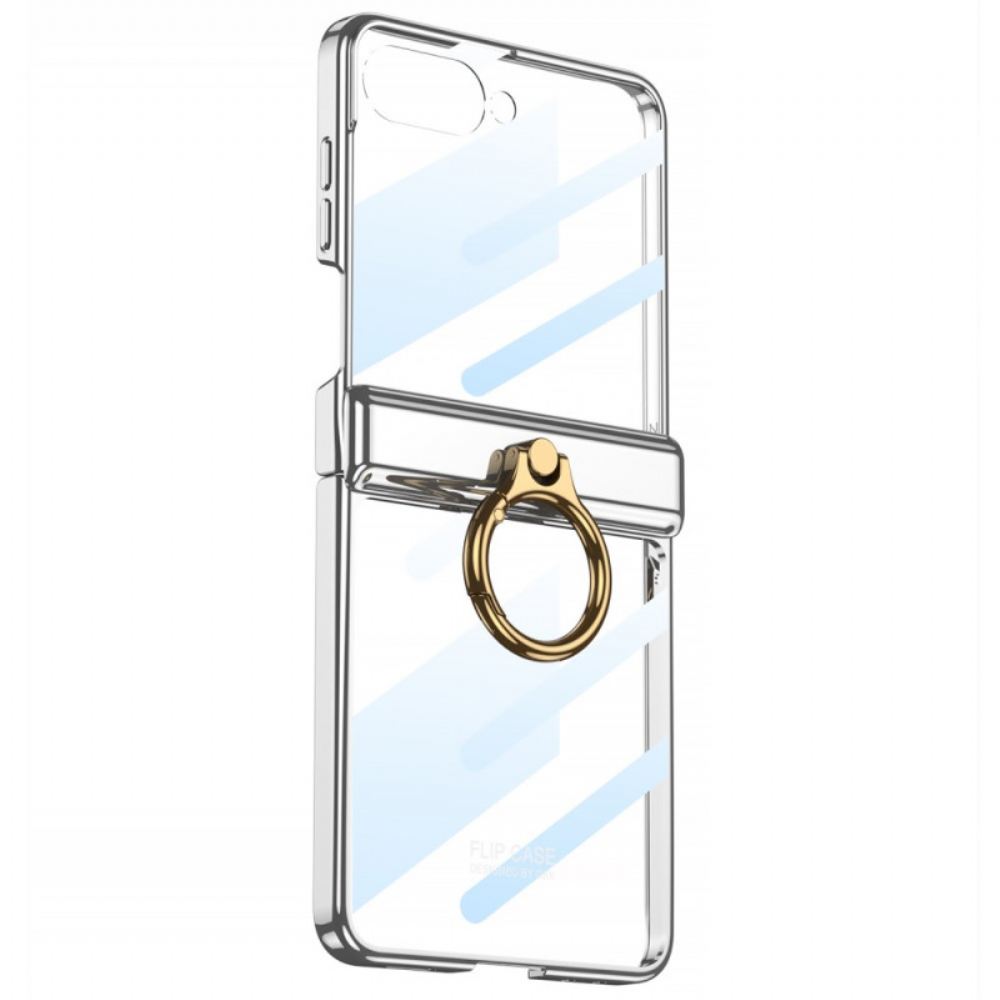 Kryt Samsung Galaxy Z Flip 7 Průhledný Se Stojánkem A Magnetickou Ochranou Gkk