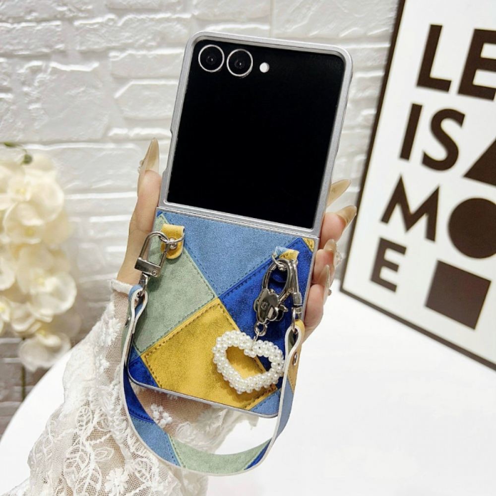 Kryt Samsung Galaxy Z Flip 7 Přívěsek A Popruh Na Zápěstí