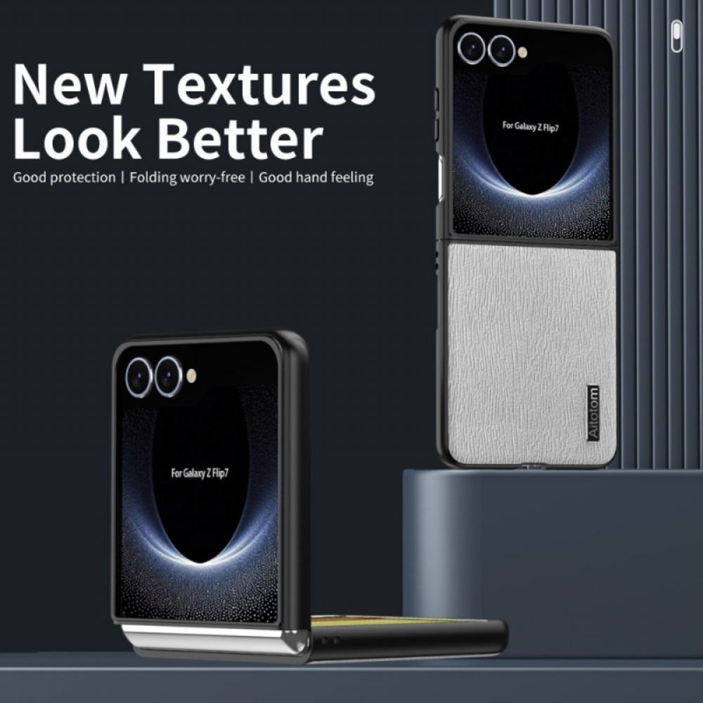 Kryt Samsung Galaxy Z Flip 7 Textura Dřeva