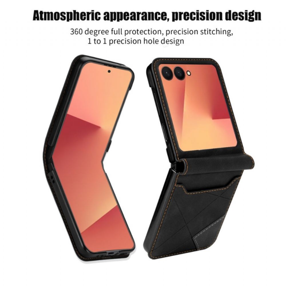 Kryt Samsung Galaxy Z Flip 7 Vzorovaný Držák Na Karty