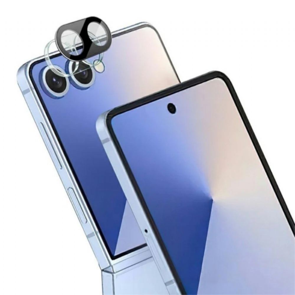 Ochranný Kryt Čočky Z Tvrzeného Skla Pro Samsung Galaxy Z Flip 7 5g (černá Verze)