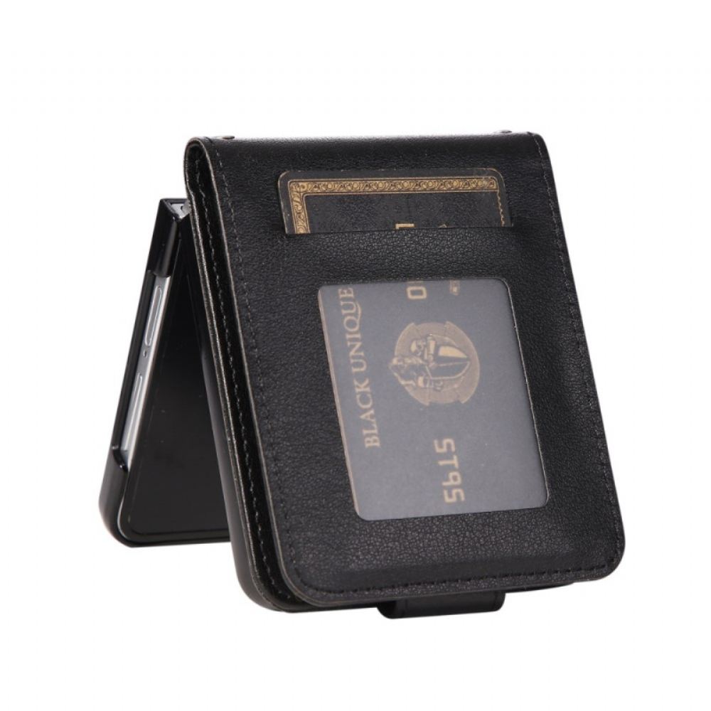 Pouzdro Na Samsung Galaxy Z Flip 7 Pouzdro Na Karty Z Umělé Kůže