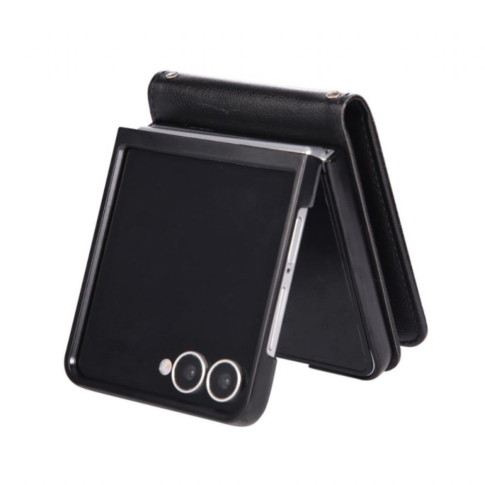 Pouzdro Na Samsung Galaxy Z Flip 7 Pouzdro Na Karty Z Umělé Kůže