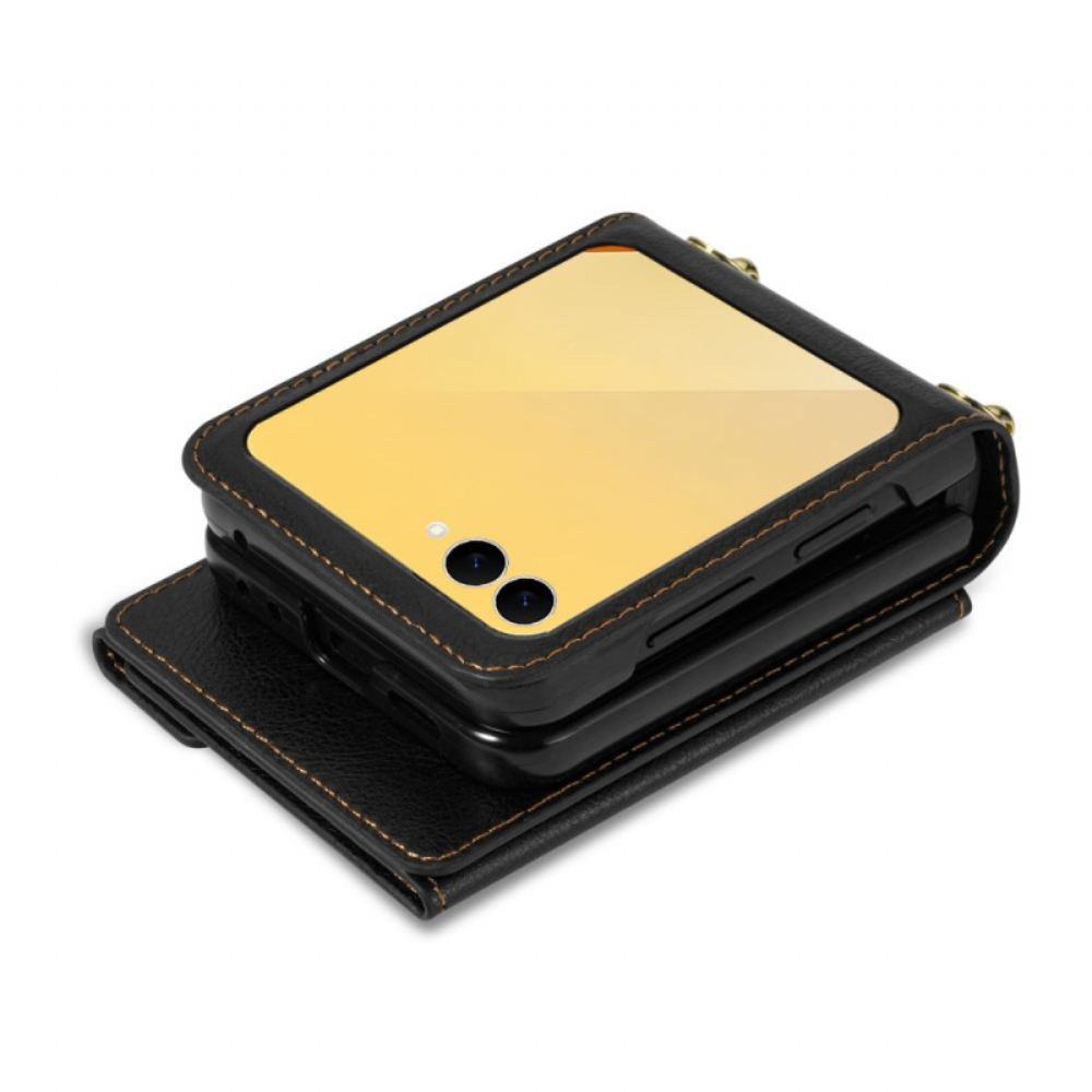 Pouzdro Na Samsung Galaxy Z Flip 7 Peněženka Přes Rameno N.bekus