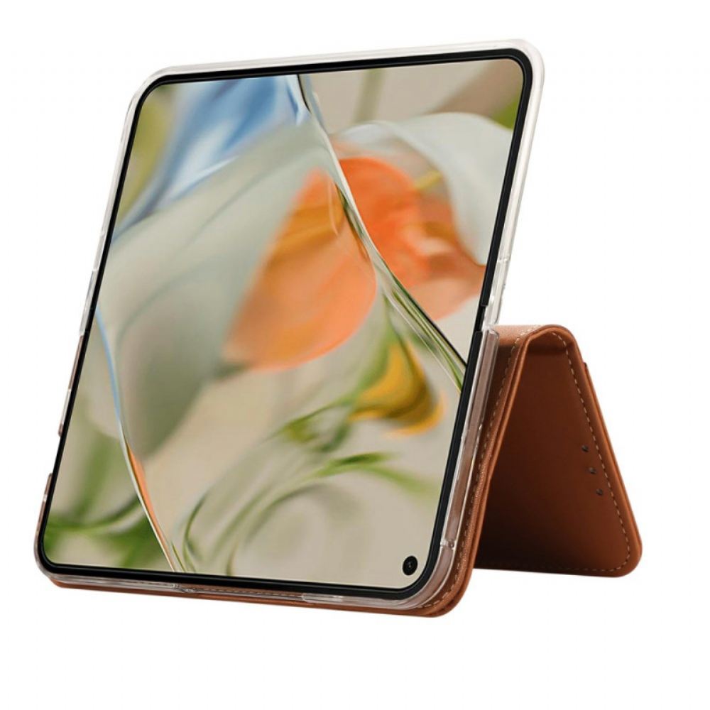 Kožené Pouzdro Folio Google Pixel 10 Pro Fold Blokování Rfid