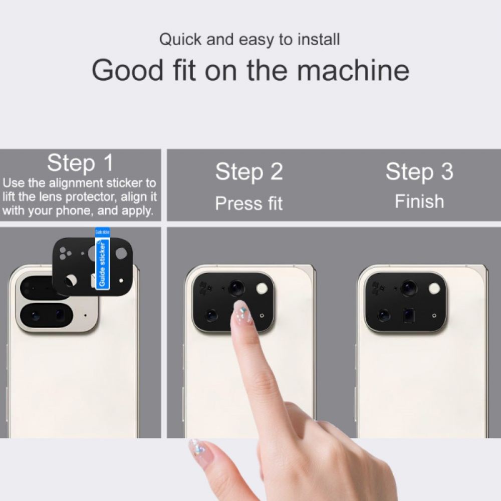 Ochranná Fólie Na Objektiv Pro Google Pixel 10 Pro Fold (černá) Verze)