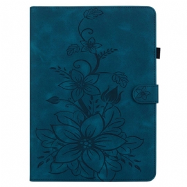 Kožený Kryt Samsung Galaxy Tab S10 Plus Fleur-de-lys