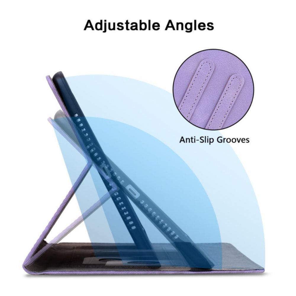 Kožený Kryt Samsung Galaxy Tab S10 Plus Fleur-de-lys