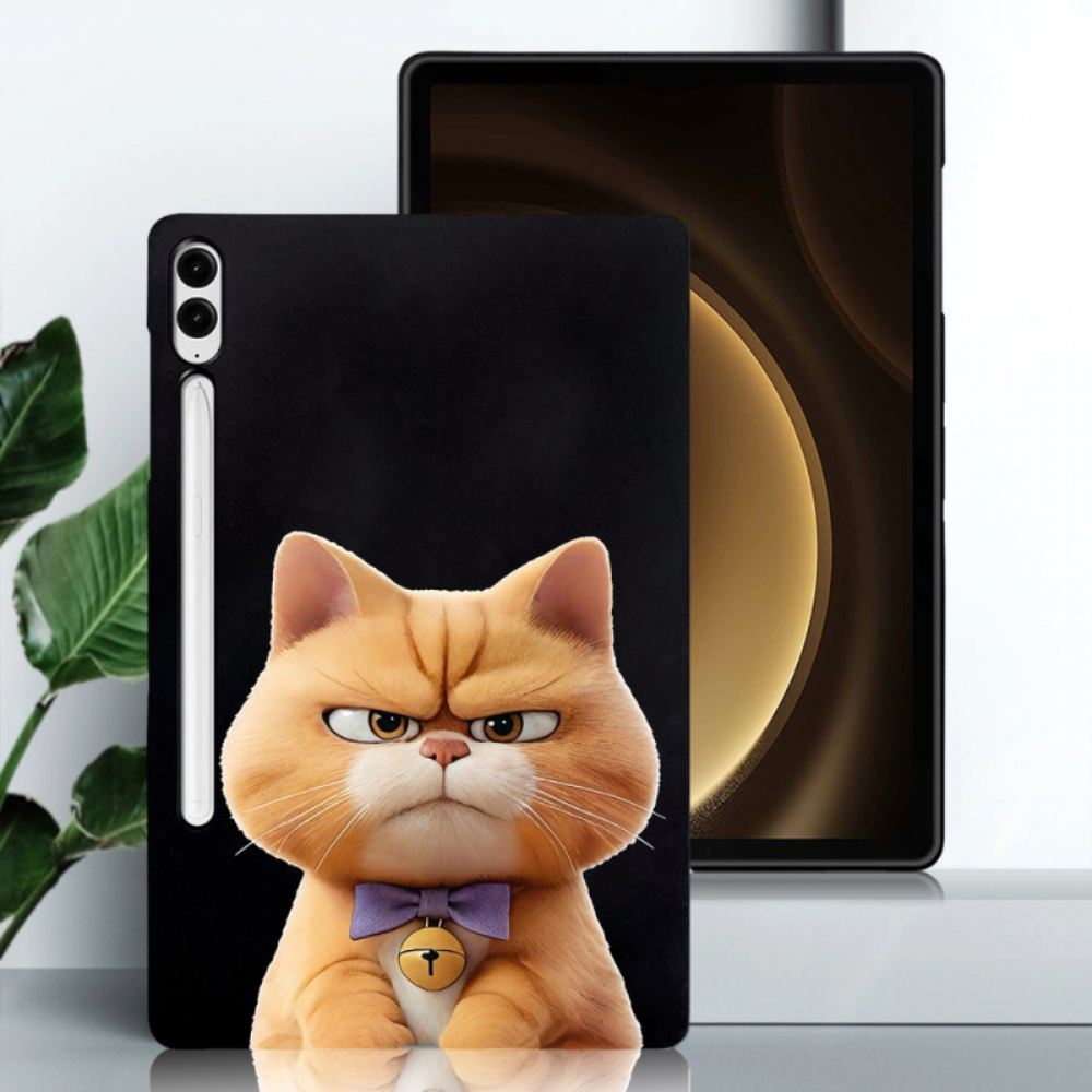 Kryt Samsung Galaxy Tab S10 Plus Držák Stylusu Angry Cat