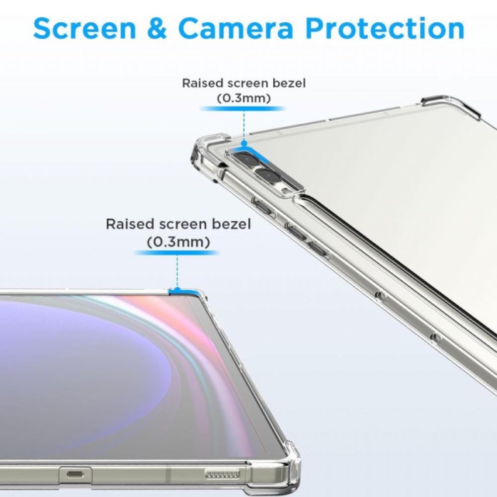 Kryt Samsung Galaxy Tab S10 Plus Průhledný S Držákem Stylusu