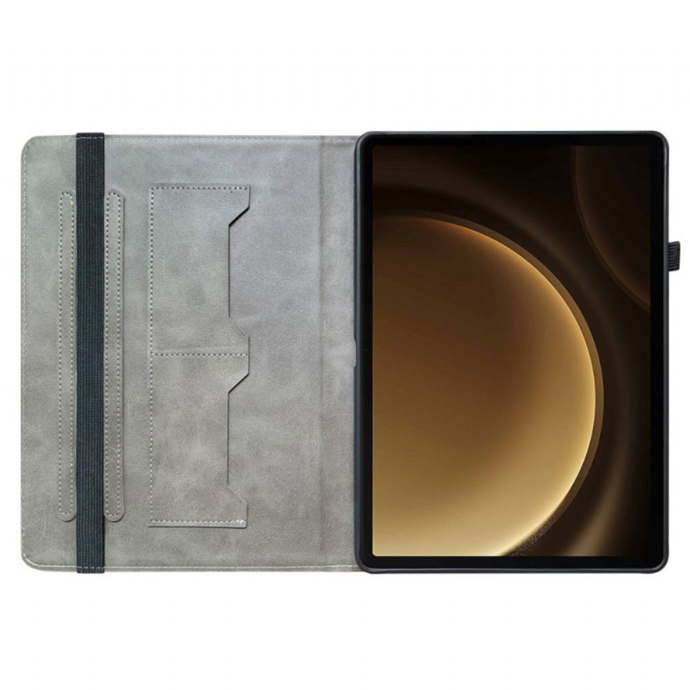 Pouzdro Samsung Galaxy Tab S10 Plus Jasný Květiny