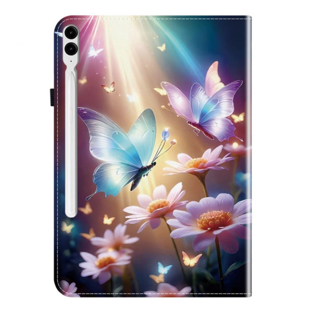 Pouzdro Samsung Galaxy Tab S10 Plus Motýli