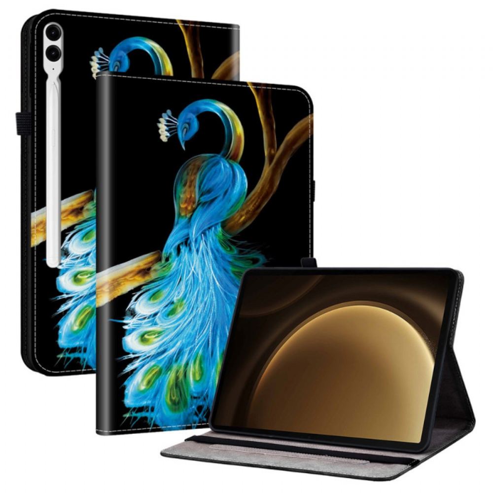 Pouzdro Samsung Galaxy Tab S10 Plus Vzor Páva