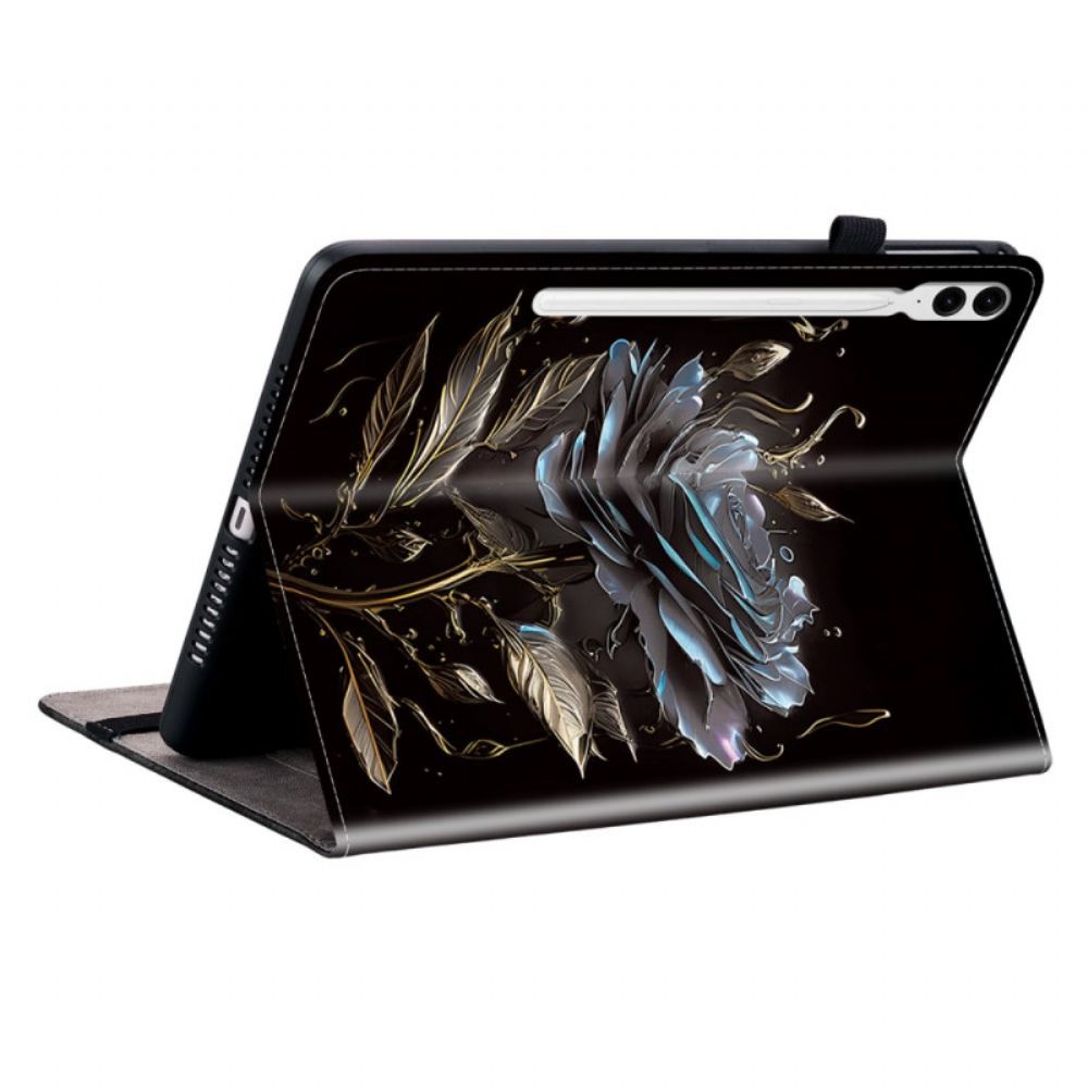 Pouzdro Samsung Galaxy Tab S10 Plus Černá Růže