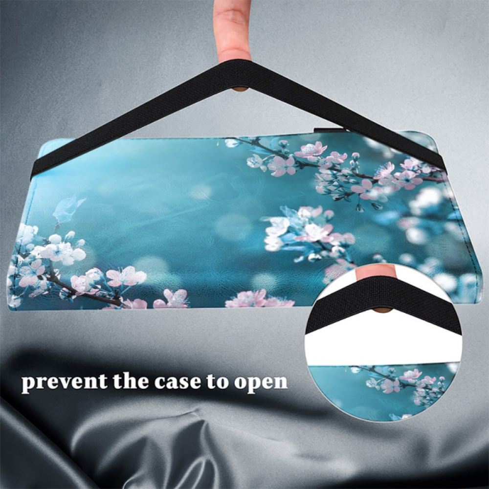 Pouzdro Samsung Galaxy Tab S10 Plus Švestkové Květy