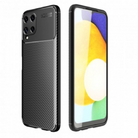 Kryt Na Samsung Galaxy A22 4G Flexibilní Textura Uhlíkových Vláken