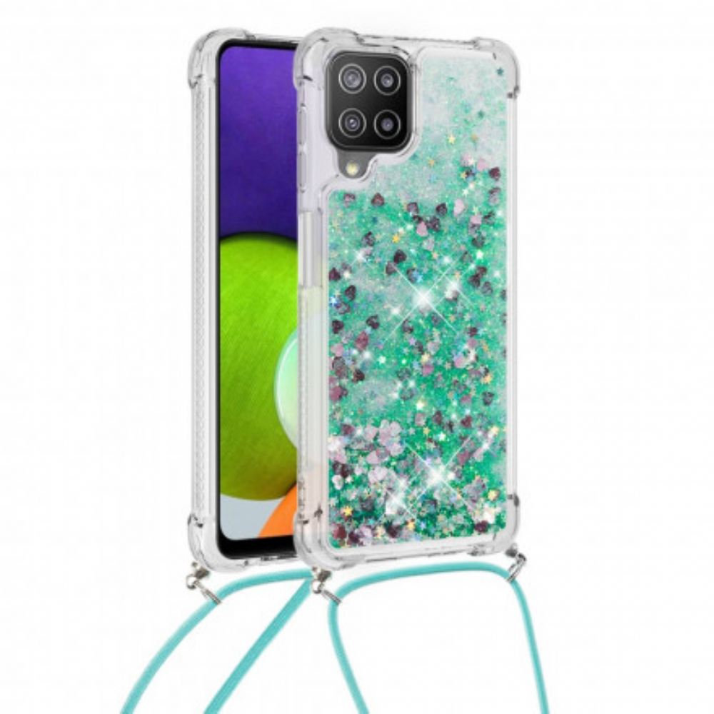 Kryt Na Samsung Galaxy A22 4G Flitry A Šňůra