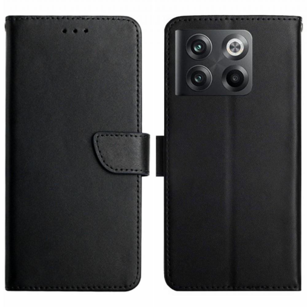 Flipové Pouzdro Na OnePlus 10T 5G Pravá Kůže Nappa
