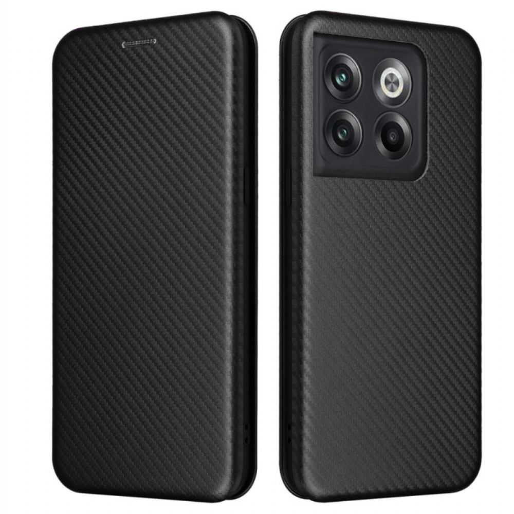 Kryty Na Mobil Na OnePlus 10T 5G Flipové Pouzdro Uhlíkové Vlákno