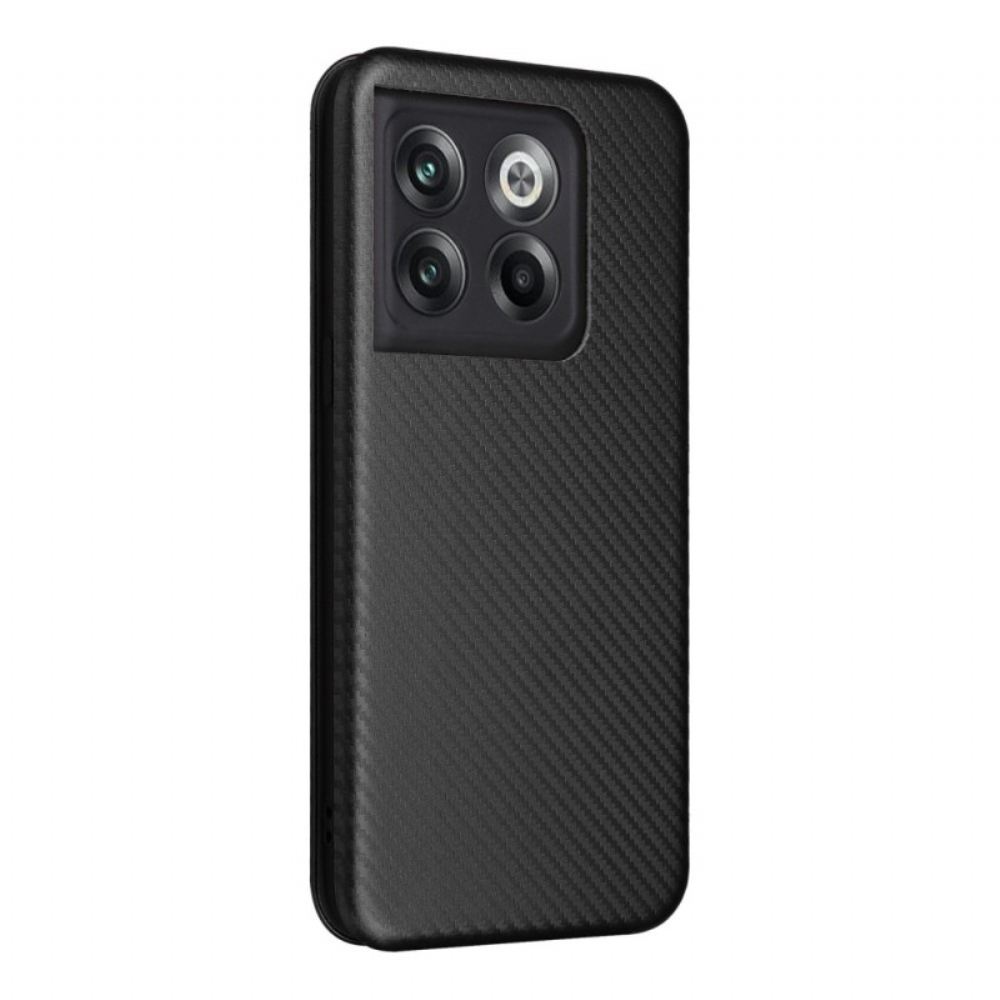 Kryty Na Mobil Na OnePlus 10T 5G Flipové Pouzdro Uhlíkové Vlákno
