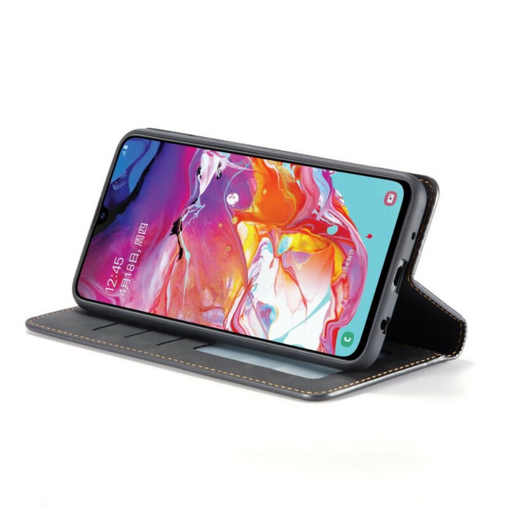 Flipové Pouzdro Na Samsung Galaxy A31 Kožený Efekt Forwenw