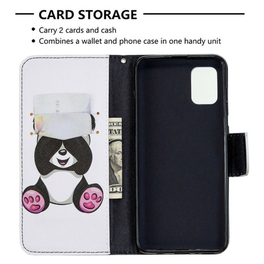 Flipové Pouzdro Na Samsung Galaxy A31 Panda Zábava