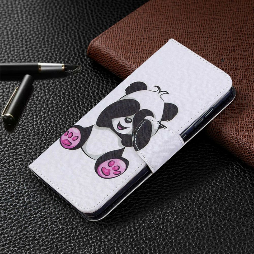 Flipové Pouzdro Na Samsung Galaxy A31 Panda Zábava