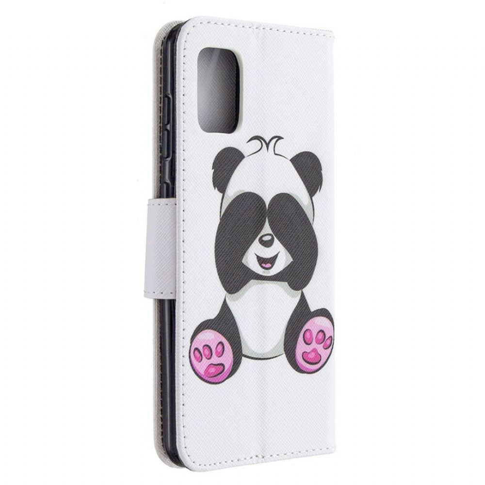 Flipové Pouzdro Na Samsung Galaxy A31 Panda Zábava