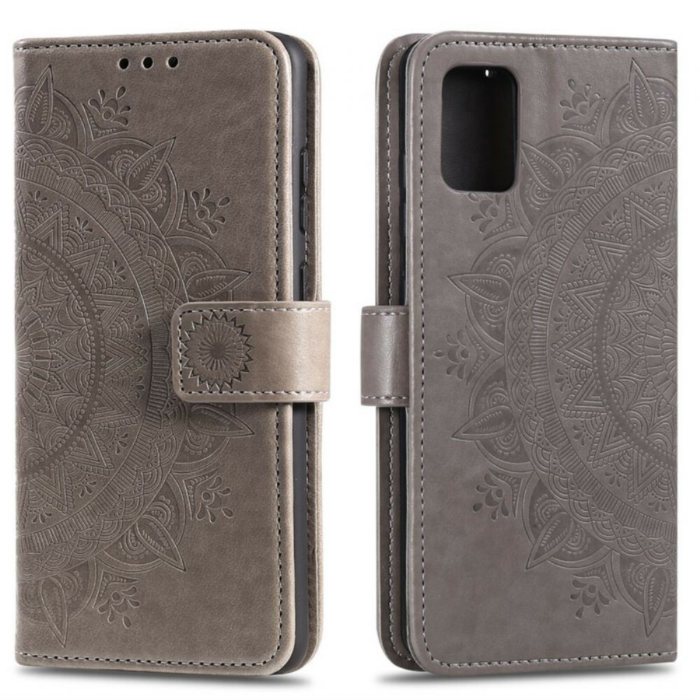 Flipové Pouzdro Na Samsung Galaxy A31 Sluneční Mandala