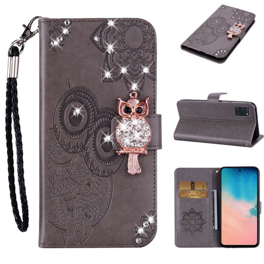 Flipové Pouzdro Na Samsung Galaxy A31 Sova Mandala A Kouzlo