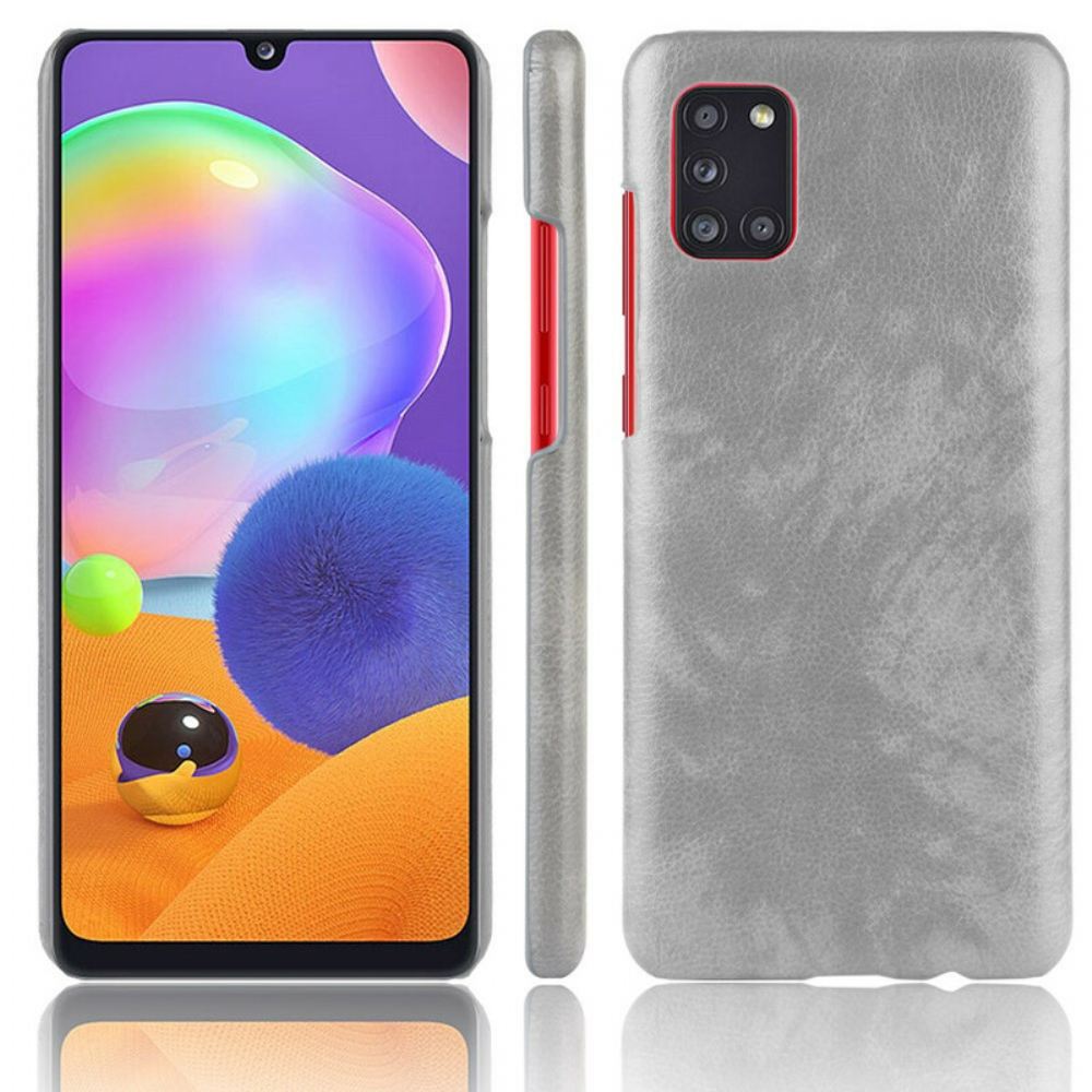 Kryt Na Samsung Galaxy A31 Efekt Kůže Litchi