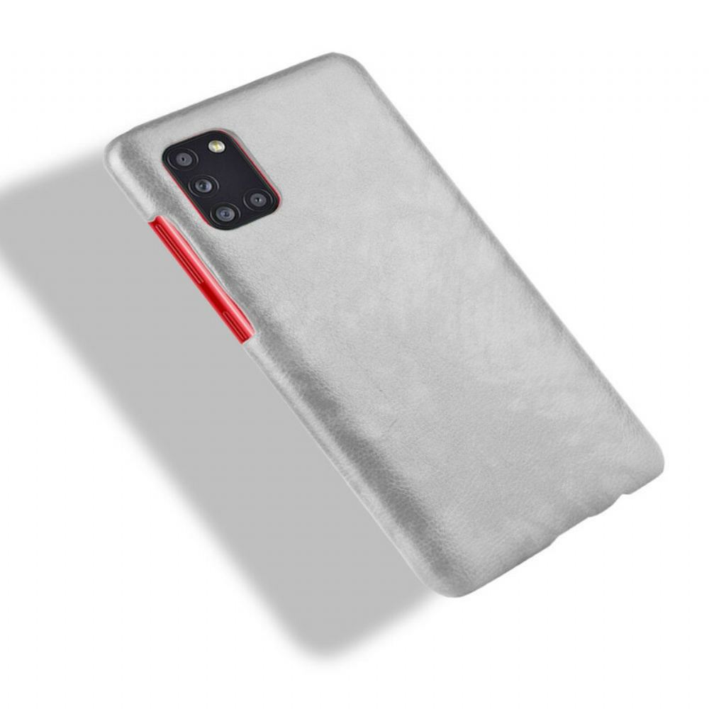 Kryt Na Samsung Galaxy A31 Efekt Kůže Litchi