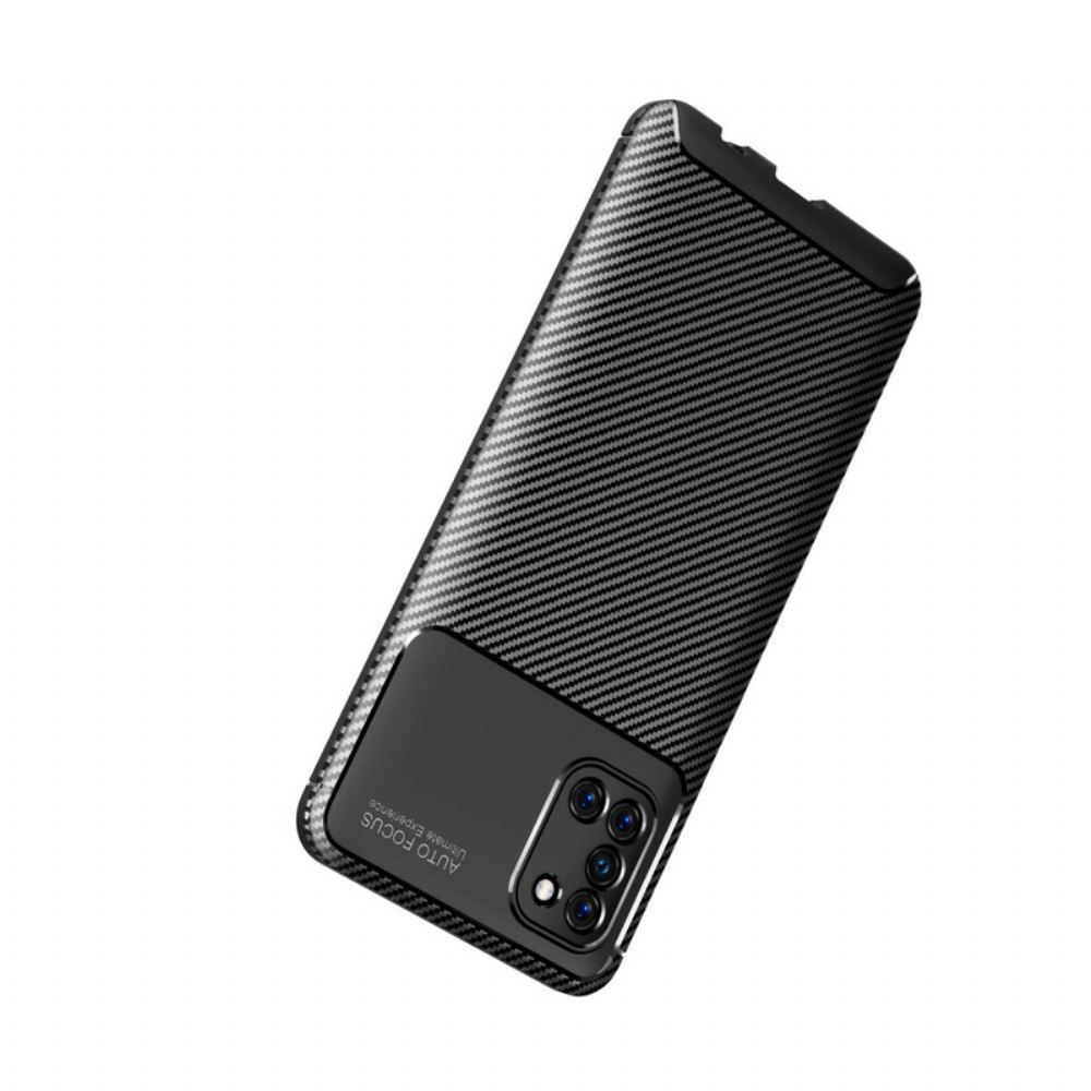 Kryty Na Mobil Na Samsung Galaxy A31 Flexibilní Textura Uhlíkových Vláken