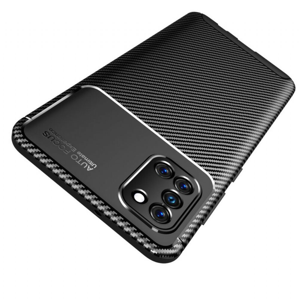 Kryty Na Mobil Na Samsung Galaxy A31 Flexibilní Textura Uhlíkových Vláken