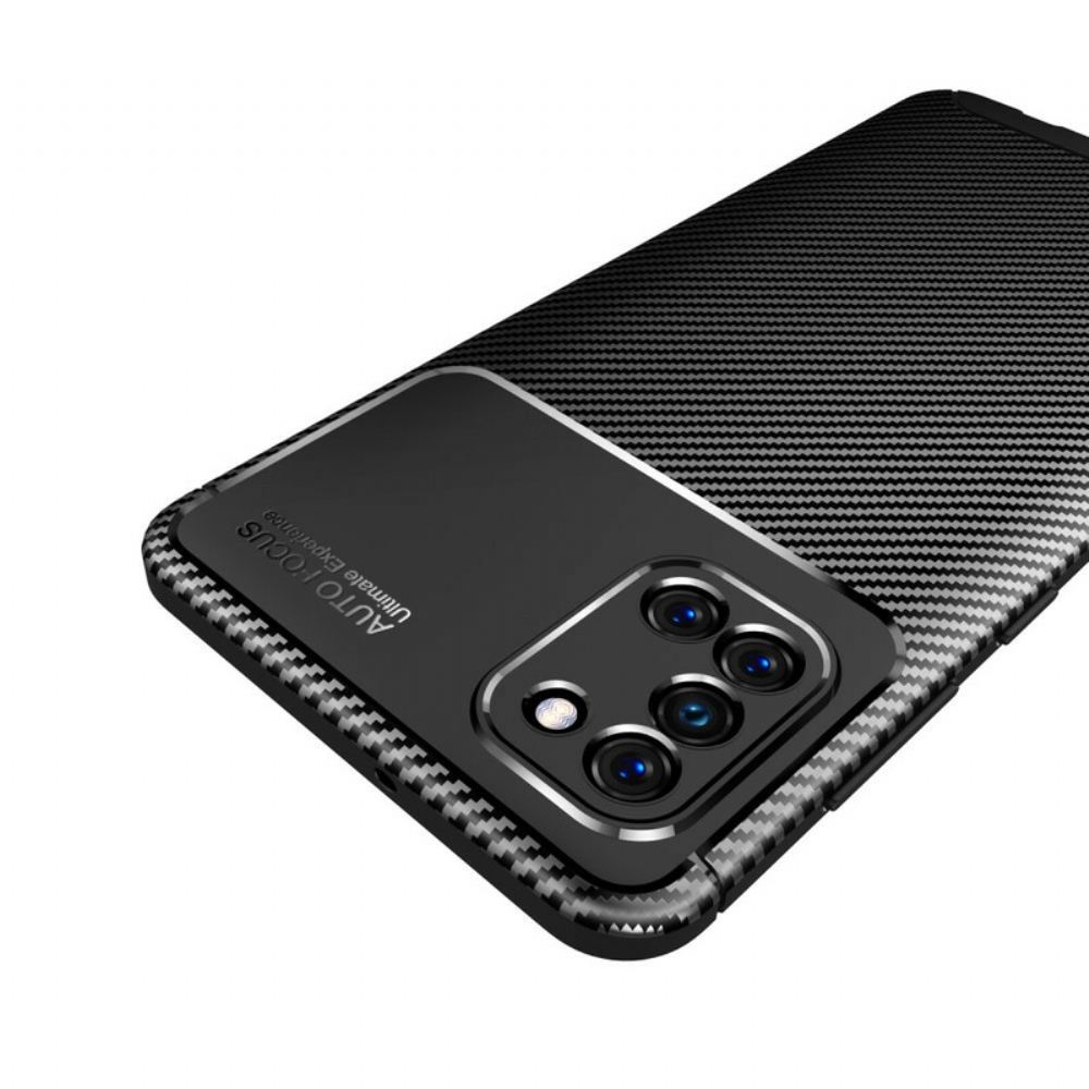 Kryty Na Mobil Na Samsung Galaxy A31 Flexibilní Textura Uhlíkových Vláken