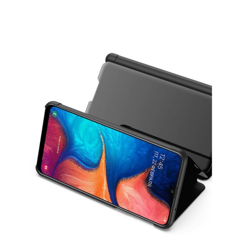 Kryty Na Mobil Na Samsung Galaxy A31 Flipové Pouzdro Zrcadlo