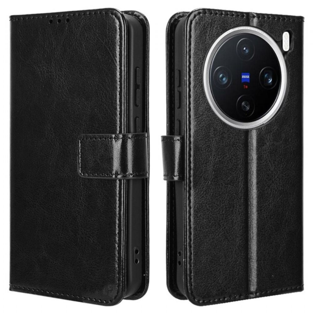 Kožený Kryt Vivo X200 Okázalá Umělá Kůže