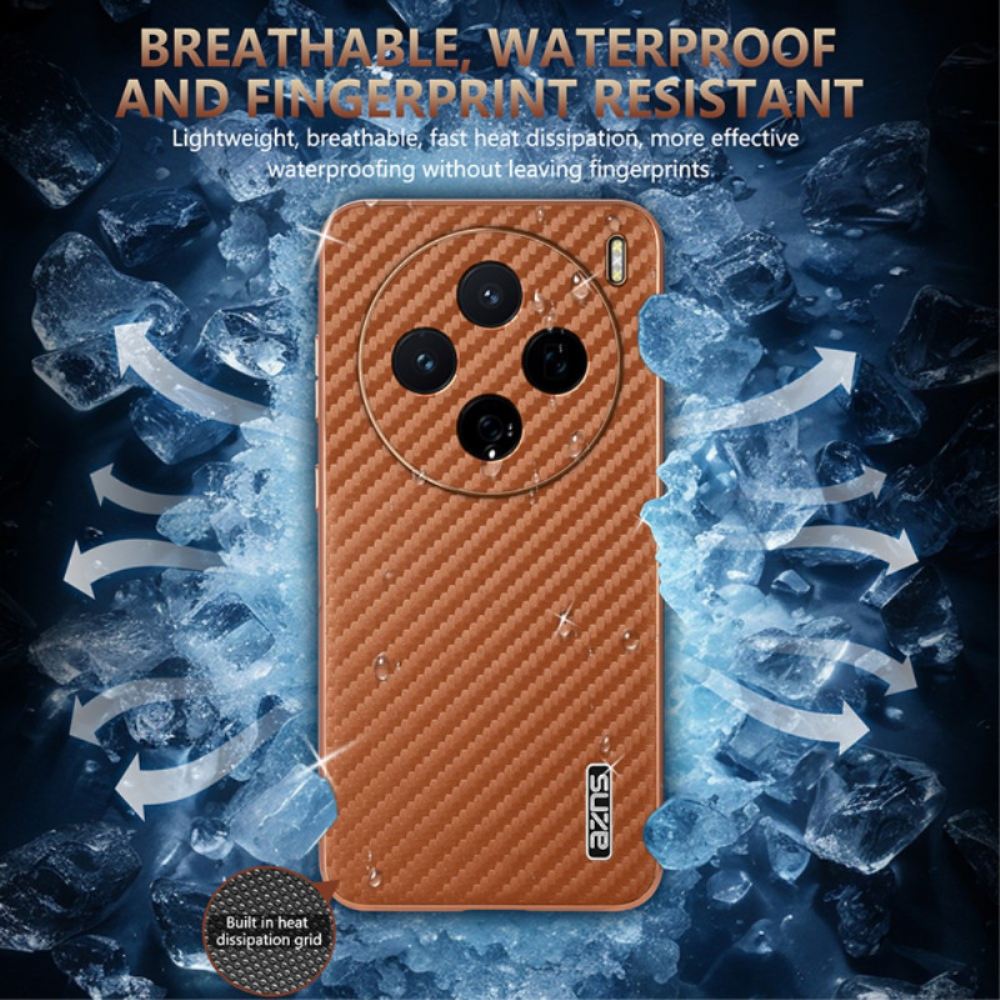 Kryt Vivo X200 Kryty Na Mobil Azns Uhlíkové Vlákno