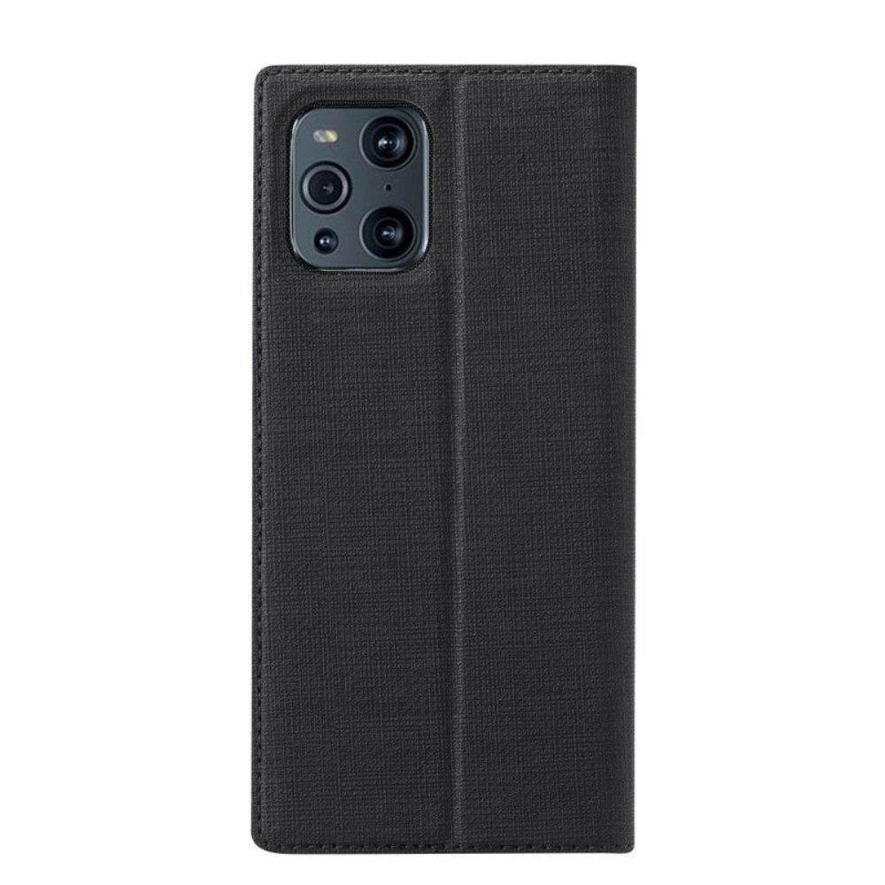 Kryty Na Mobil Na Oppo Find X3 Pro Flipové Pouzdro Texturovaný Vili Dmx