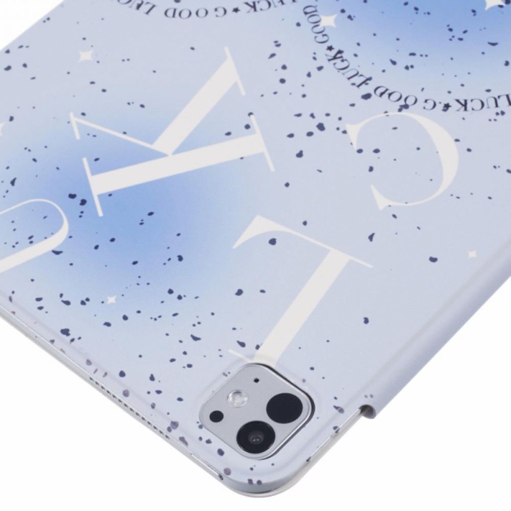 iPad Pro 13 (2024) Modrá Písmena Origami