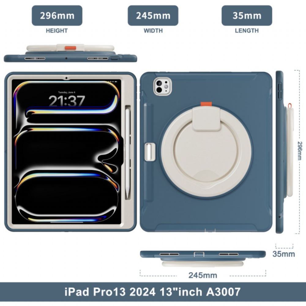 Kryt iPad Pro 13 (2024) Držák Rukojeti A Držák Stylusu