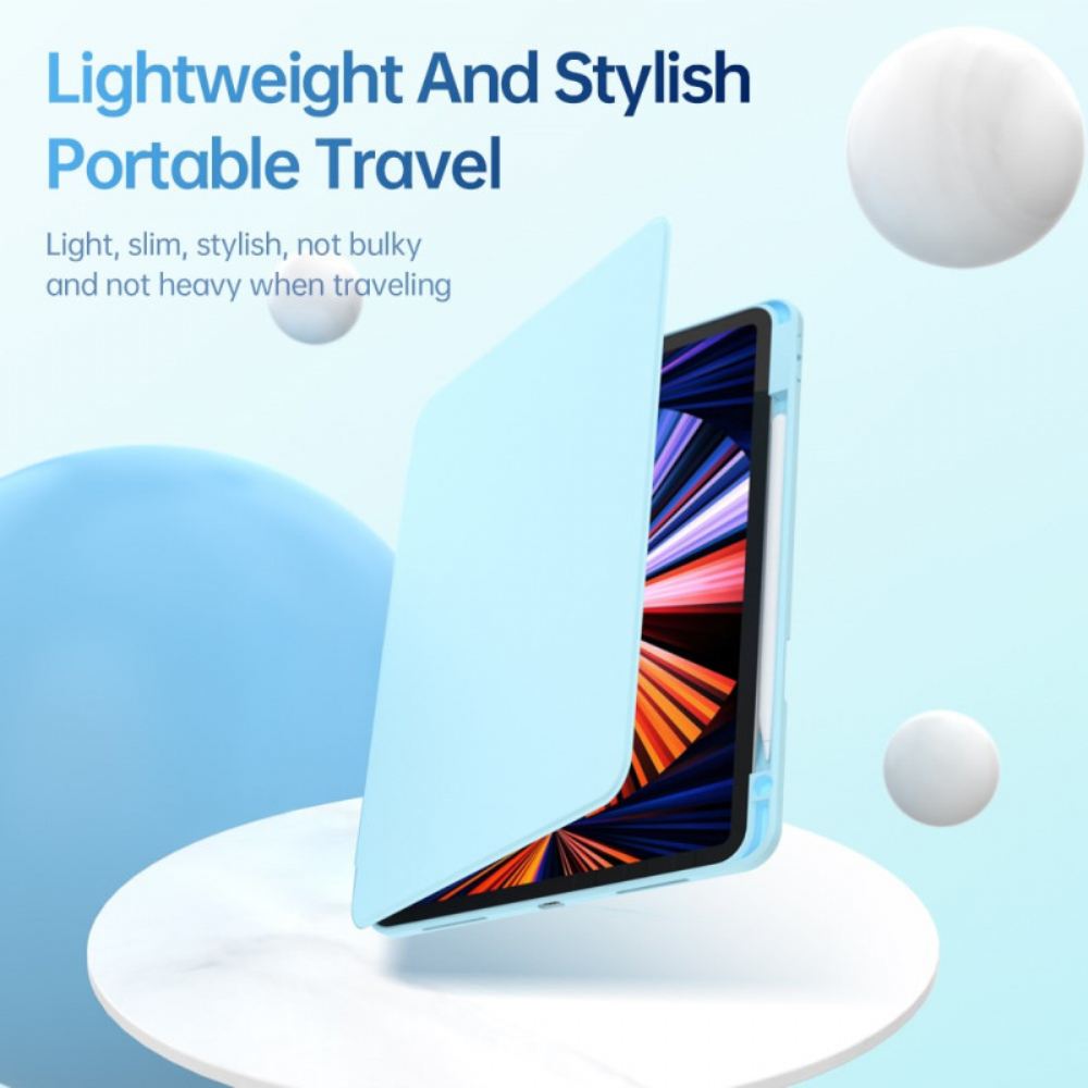 Pouzdra iPad Pro 13 (2024) Kryty Na Mobil Otočný Stojan A Držák Stylusu