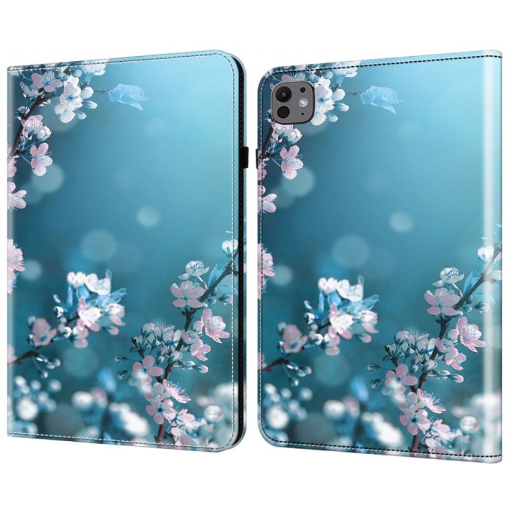Pouzdro iPad Pro 13 (2024) Broskvové Květy
